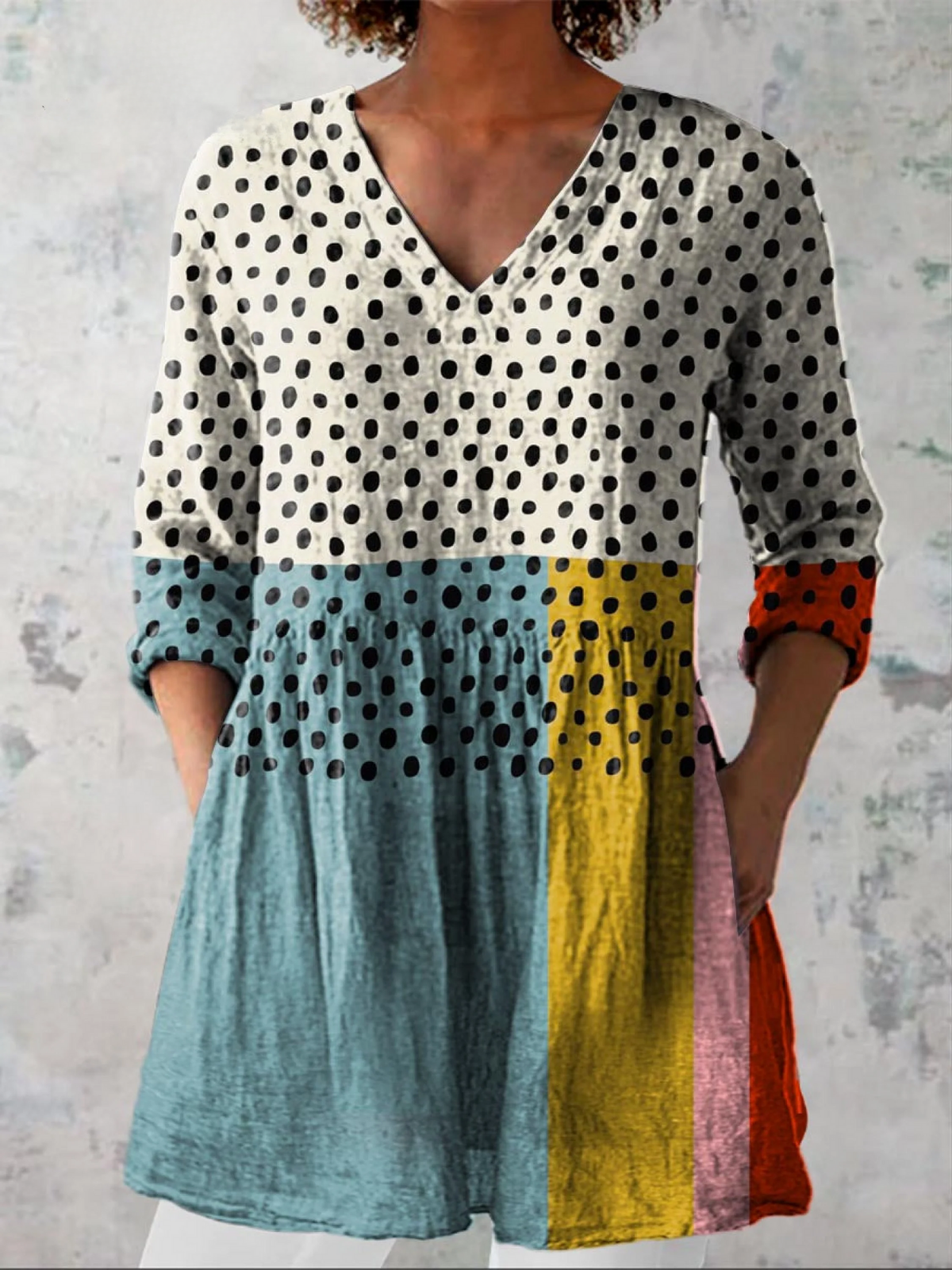Valerie | Blusa Larga con Escote en V