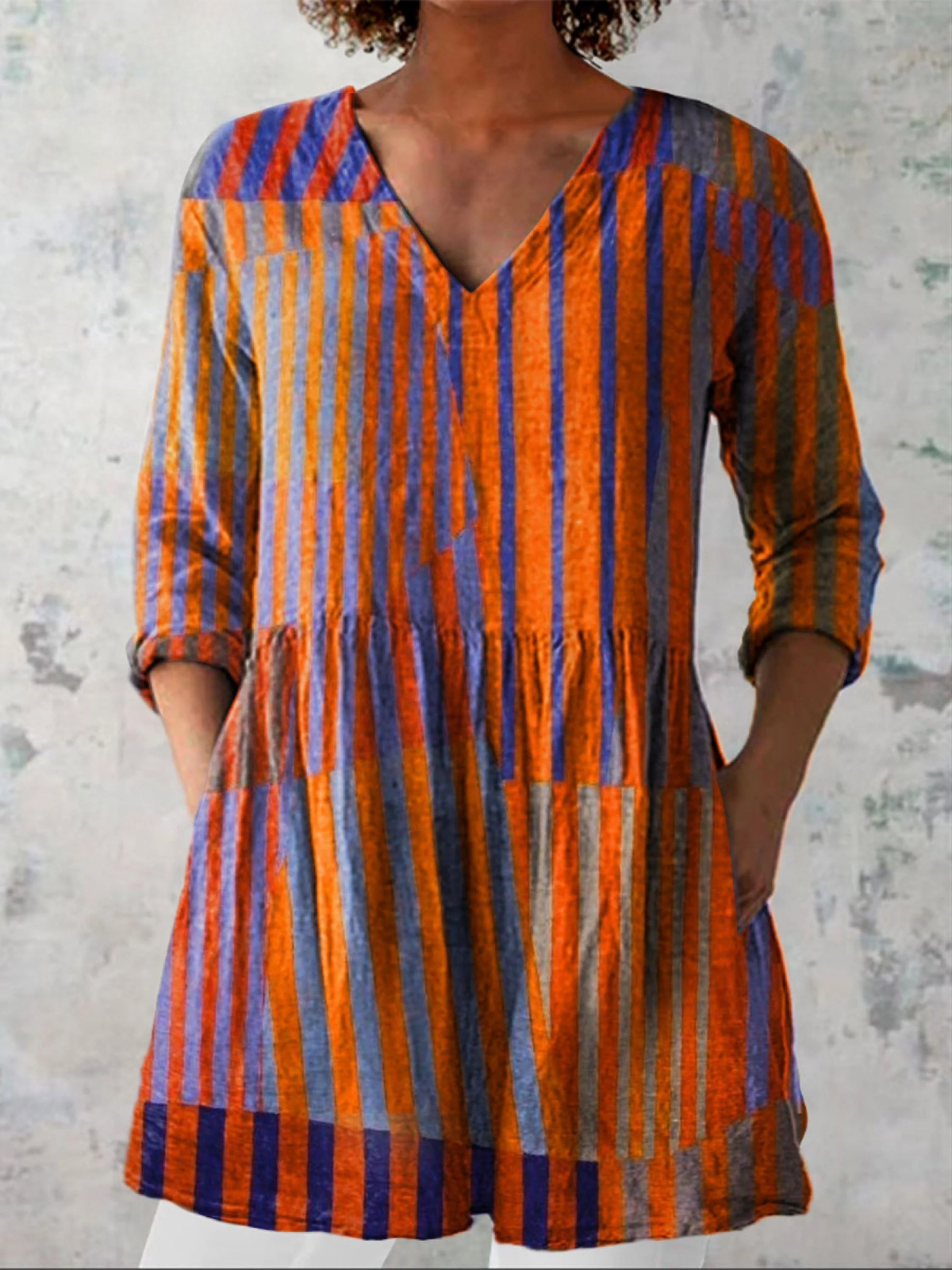 Nadia | Blusa Larga con Escote en V