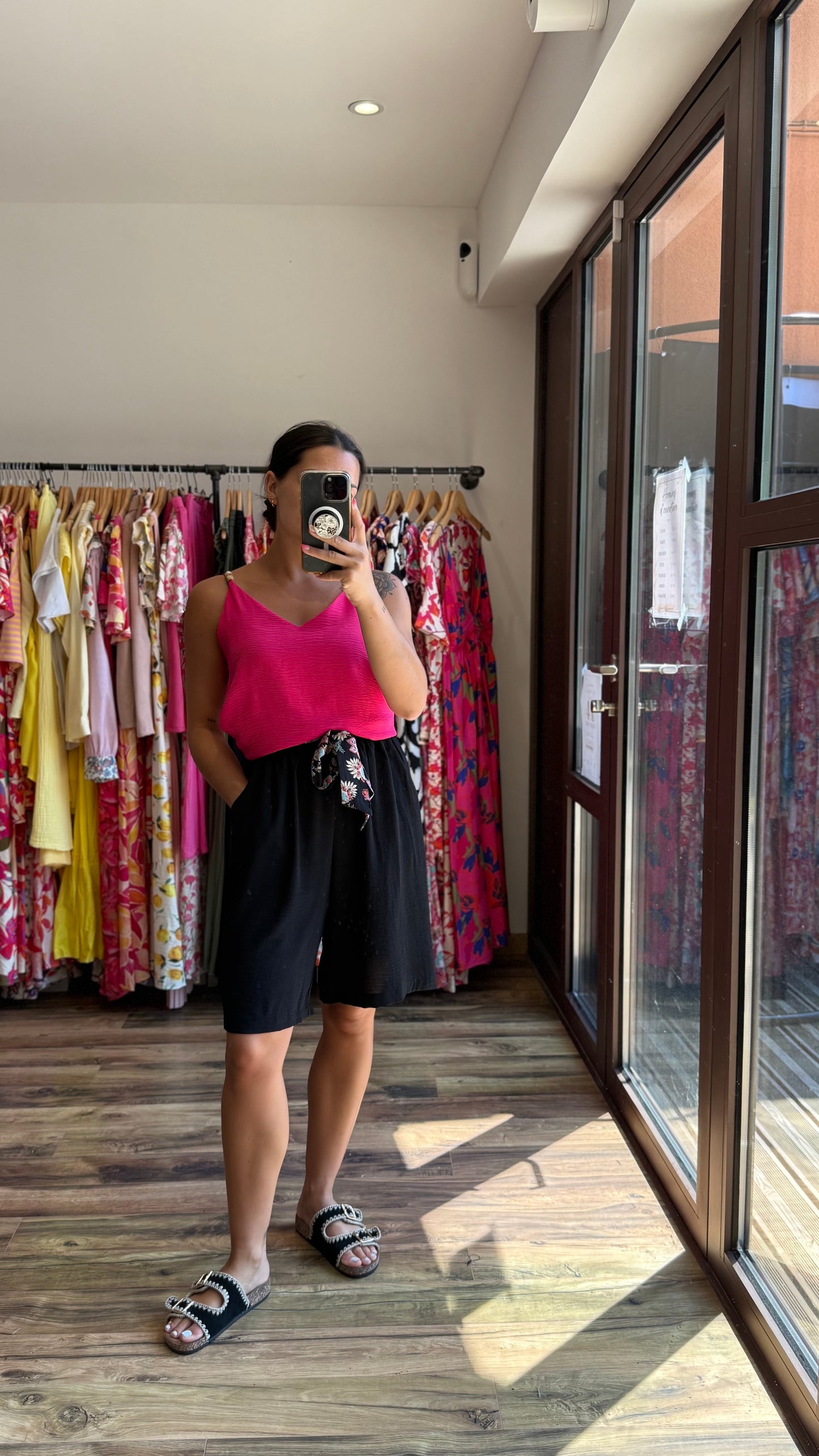 Top Perlas Rosa CURVY