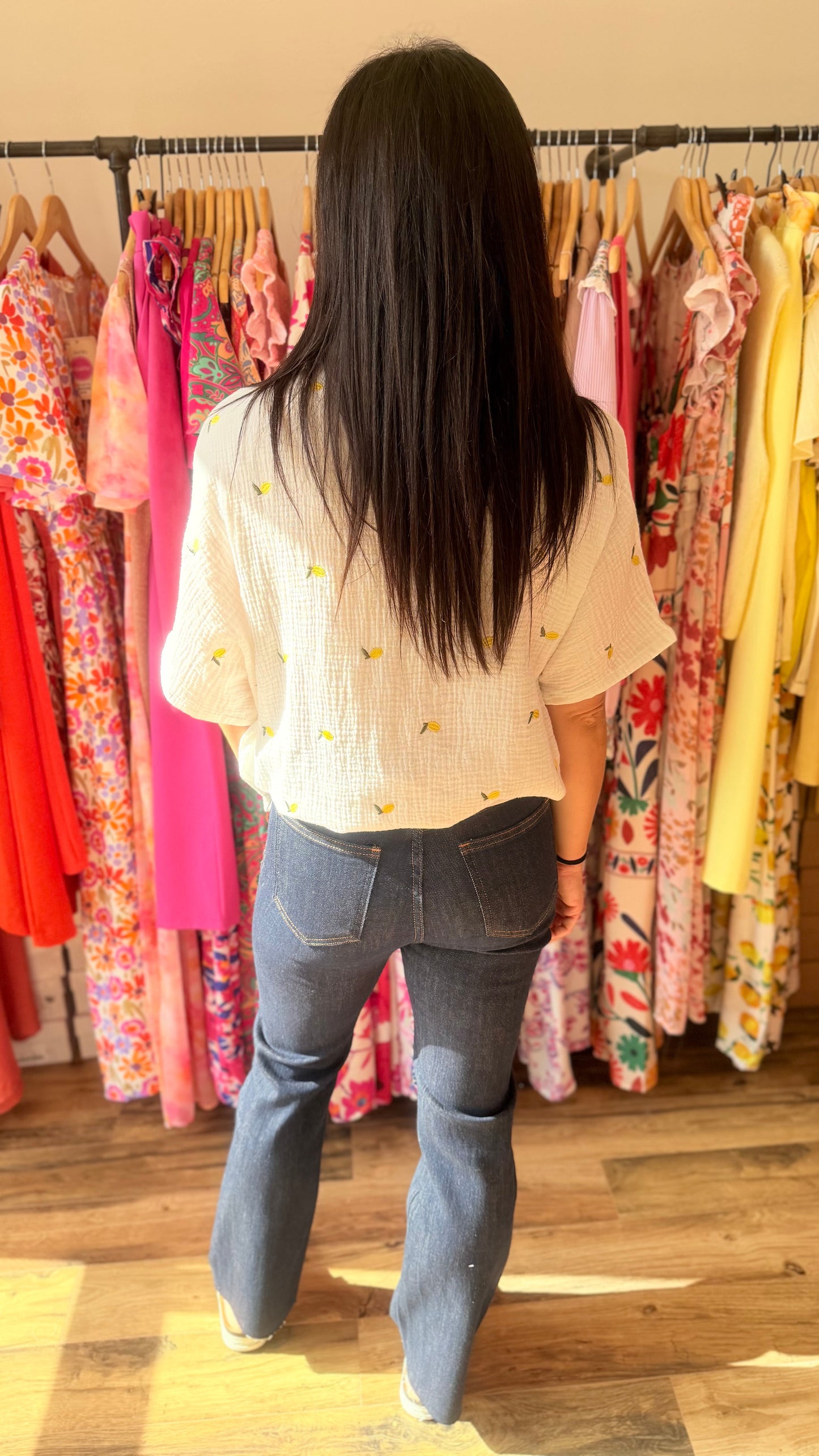 Camisa de gasa limón 🍋 CURVY