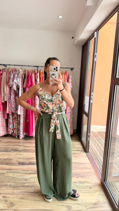 Pantalón Candice kaki CURVY