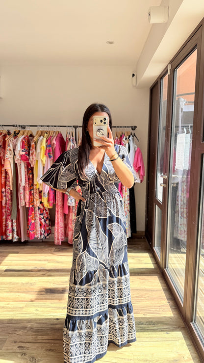 Ropa larga Julya CURVY Marino