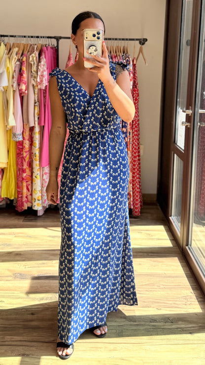 Robe longue Mahé CURVY azul
