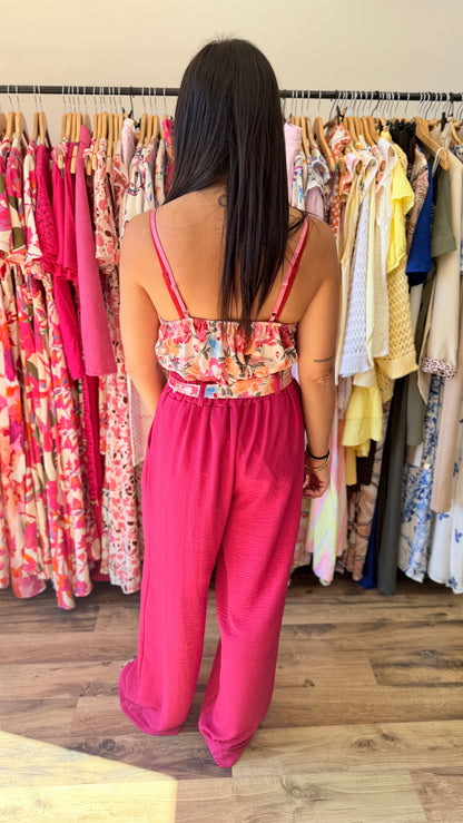 Pantalón Candice fucsia CURVY