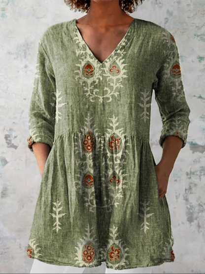 Elise | Blusa Larga con Escote en V
