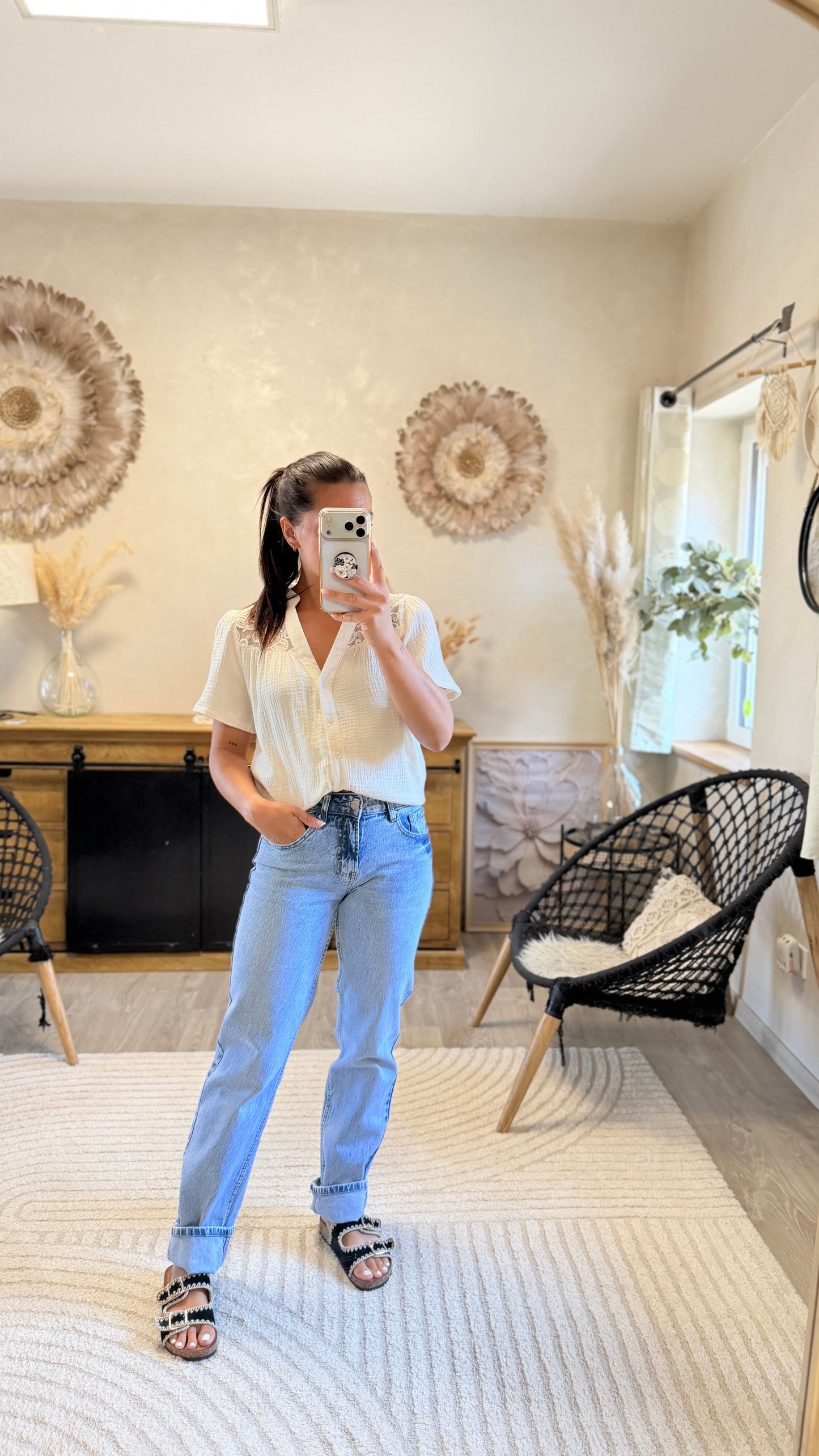 Sonia – Blusa beige