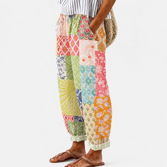 Pantalones Comfort Mosaic Bloom