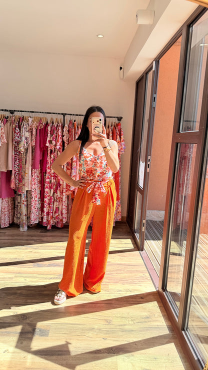 Pantalón Candice naranja CURVY