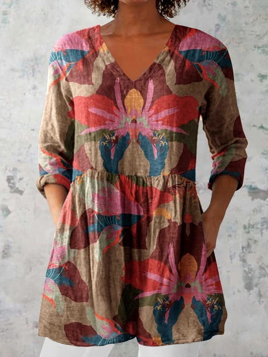 Sarah | Blusa Larga con Escote en V