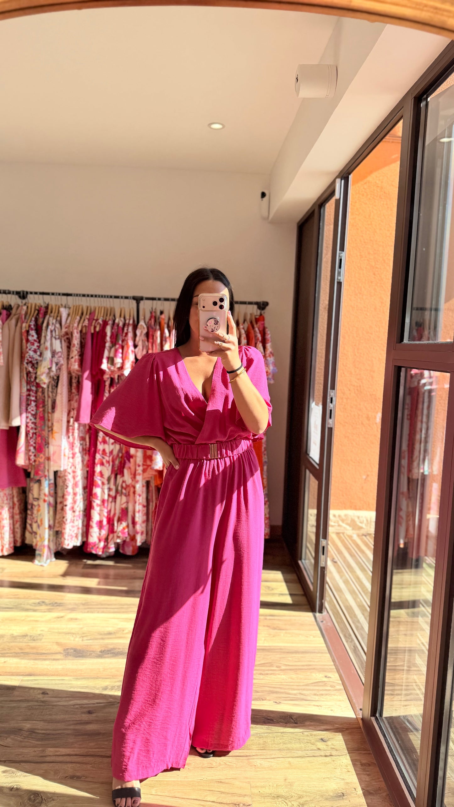 Combinaison Slomé rosa fucsia CURVY