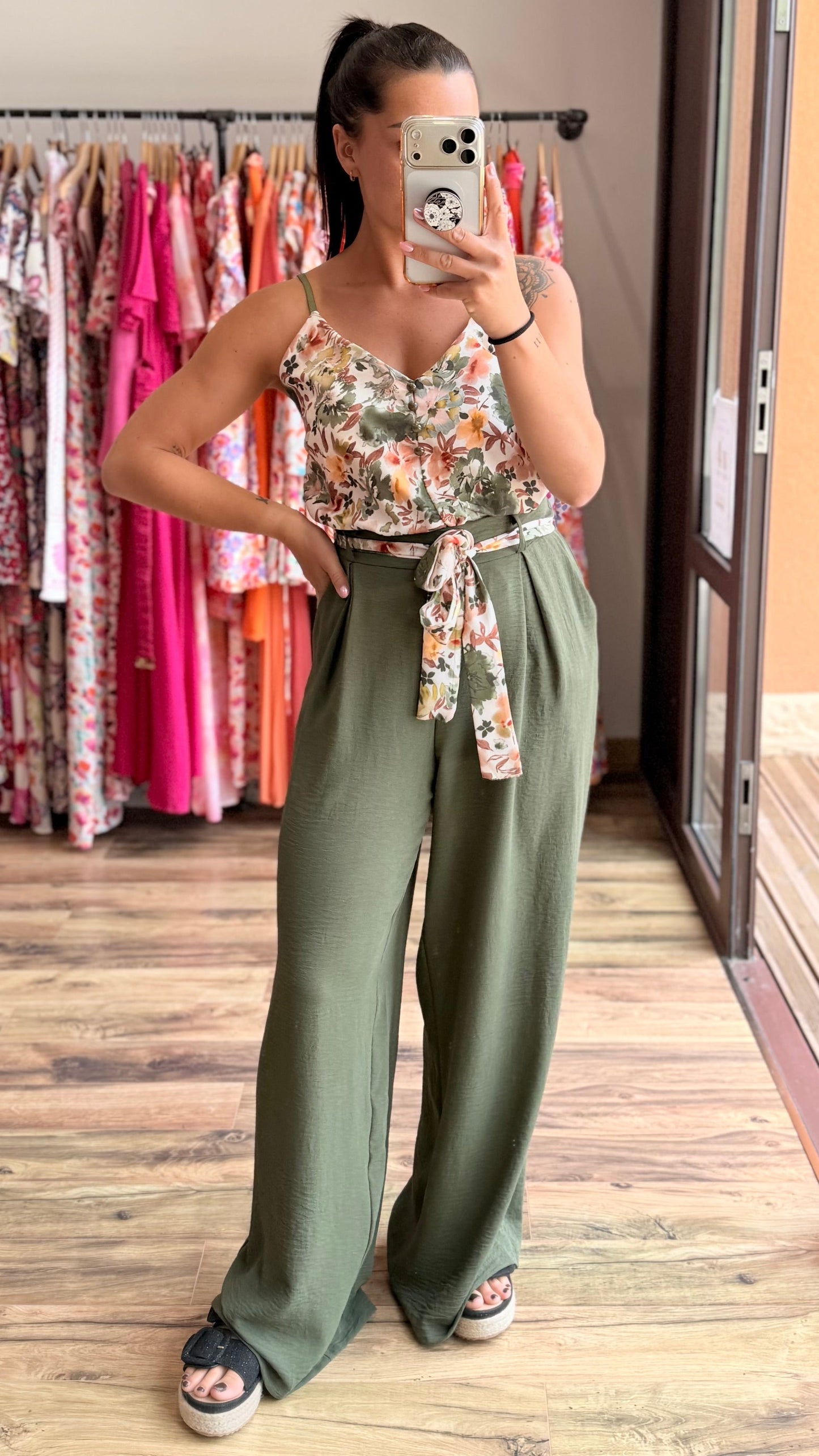 Pantalón Candice kaki CURVY