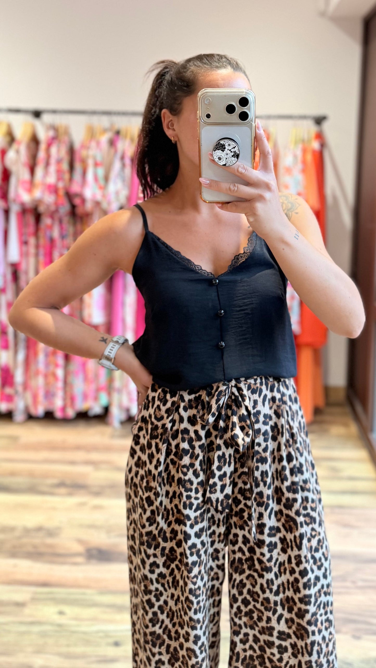 Top Hosa negro CURVY