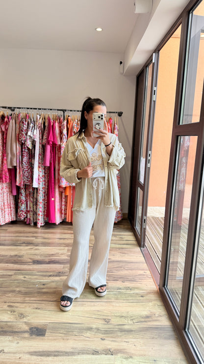 Camiseta la vie en rose beige CURVY