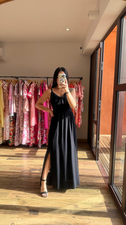 Ropa larga Molly negra CURVY