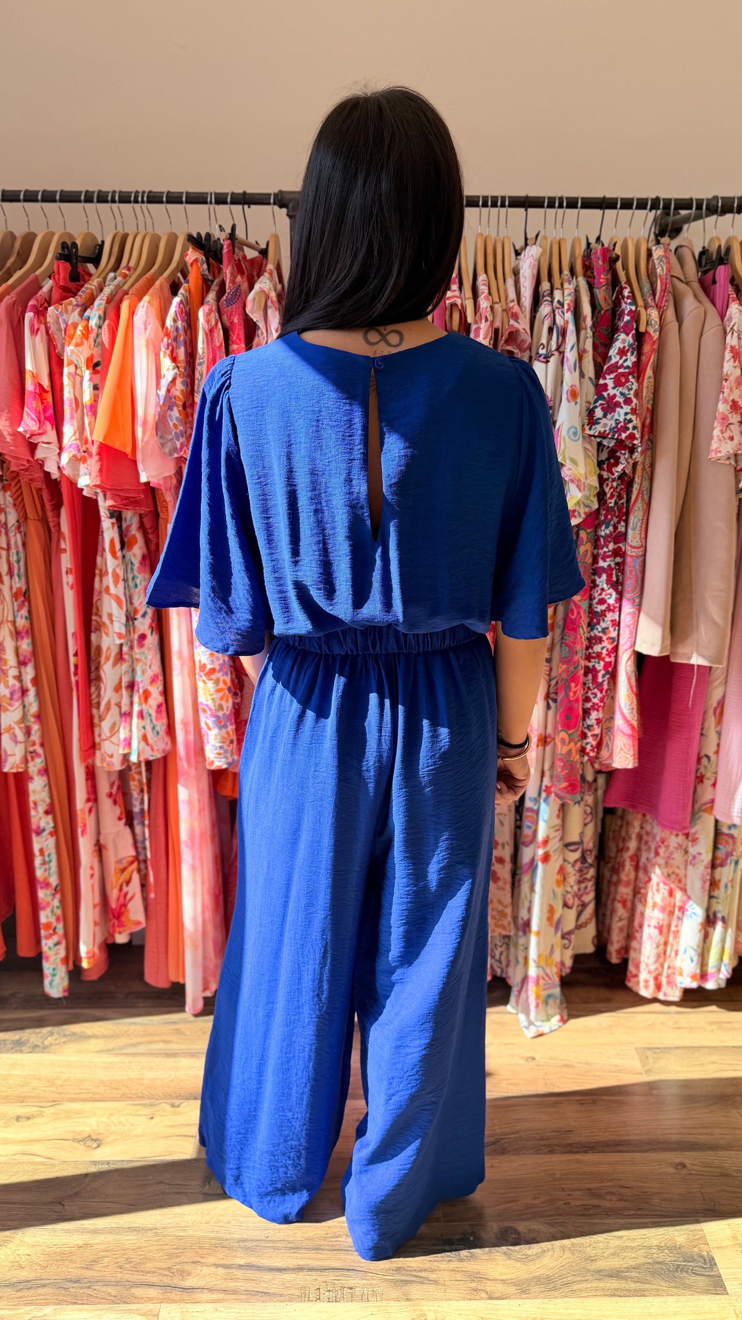 Combinaison Slomé bleu roi CURVY