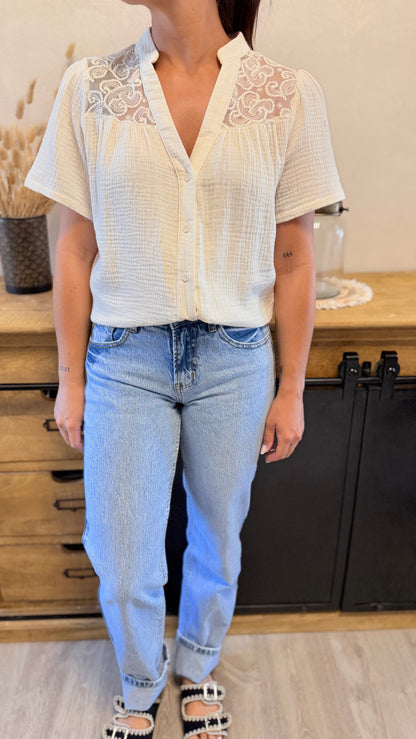 Sonia – Blusa beige
