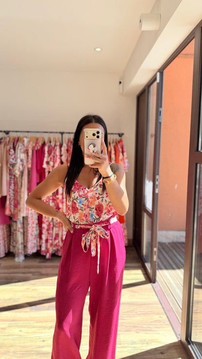 Top Hugo rosa fucsia CURVY