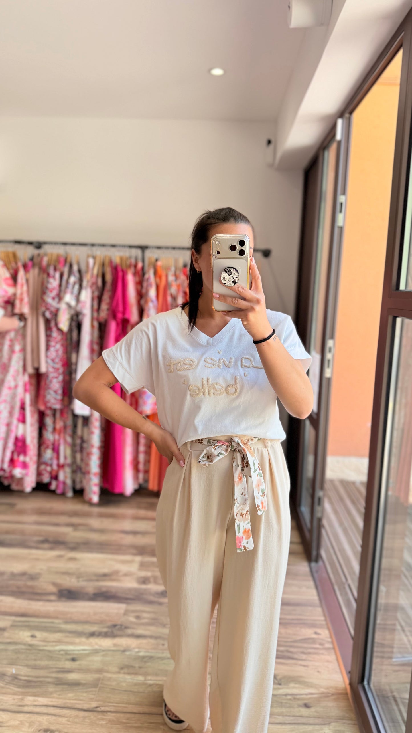 Pantalón Candice beige CURVY