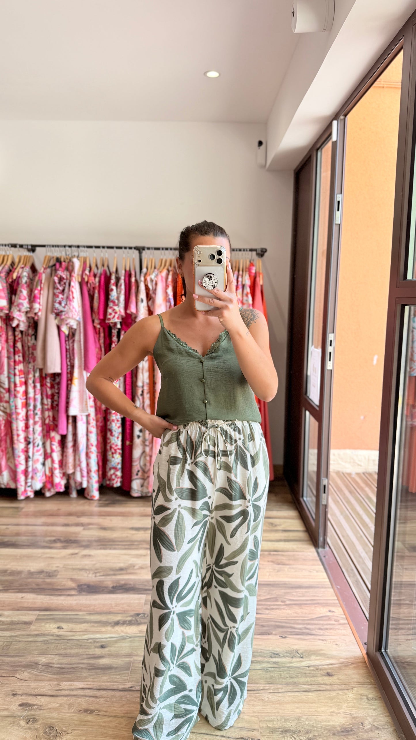 Top Hosa kaki CURVY