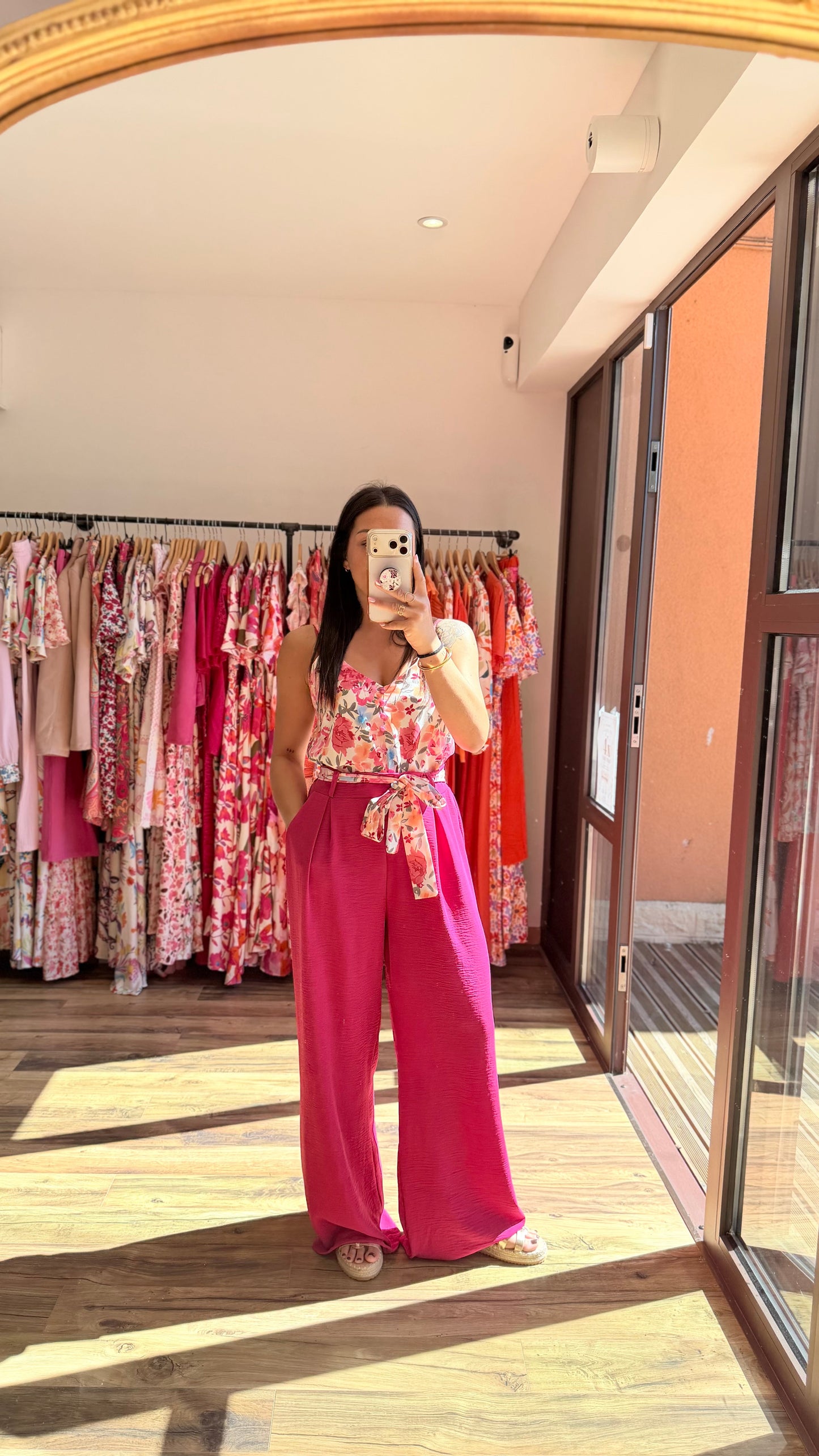 Pantalón Candice fucsia CURVY