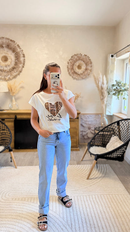 Camiseta Corazón Léo CURVY