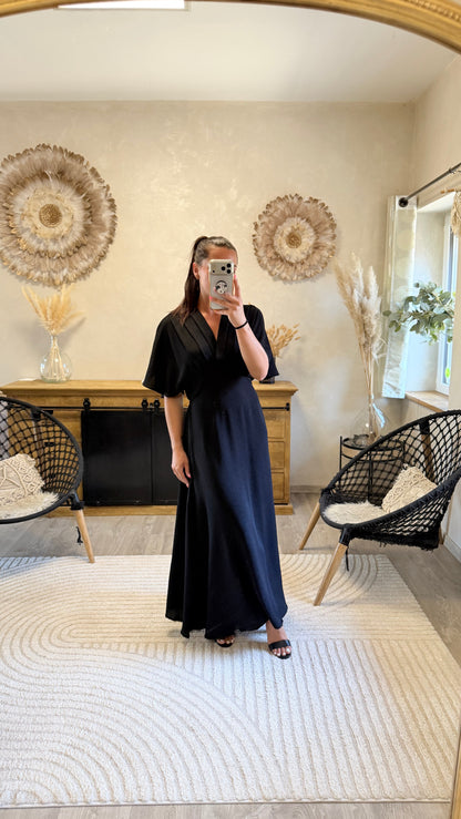 Julia – Vestido largo negro