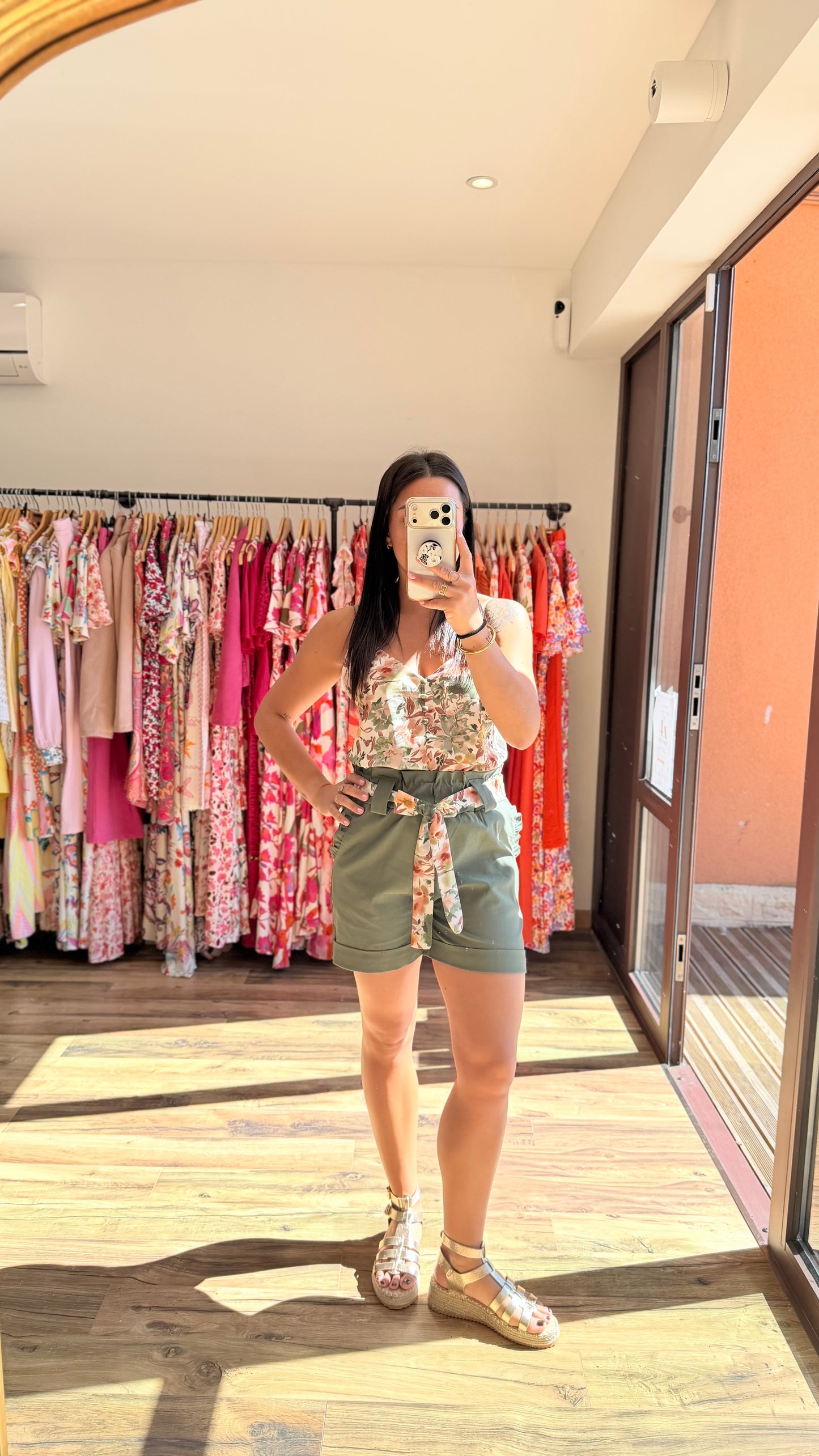 Short bommy kaki CURVY