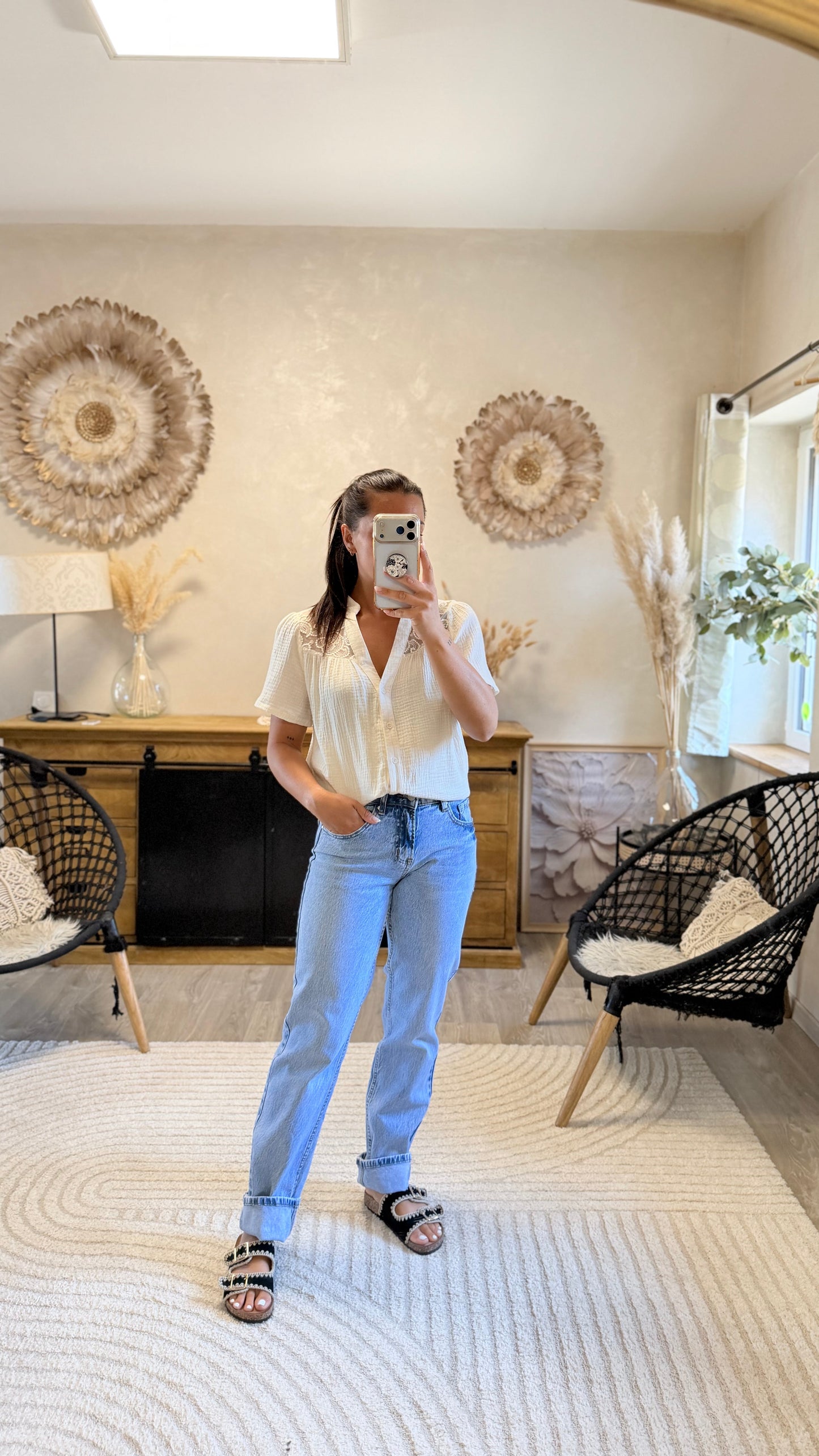 Sonia – Blusa beige