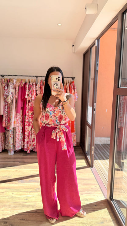 Pantalón Candice fucsia CURVY