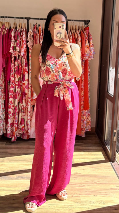 Pantalón Candice fucsia CURVY