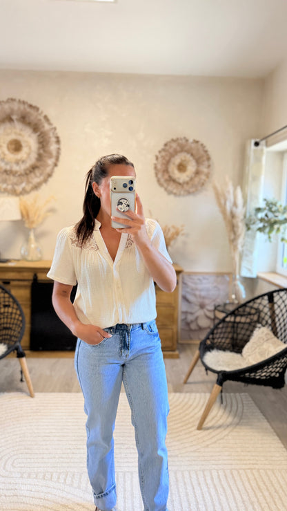 Sonia – Blusa beige