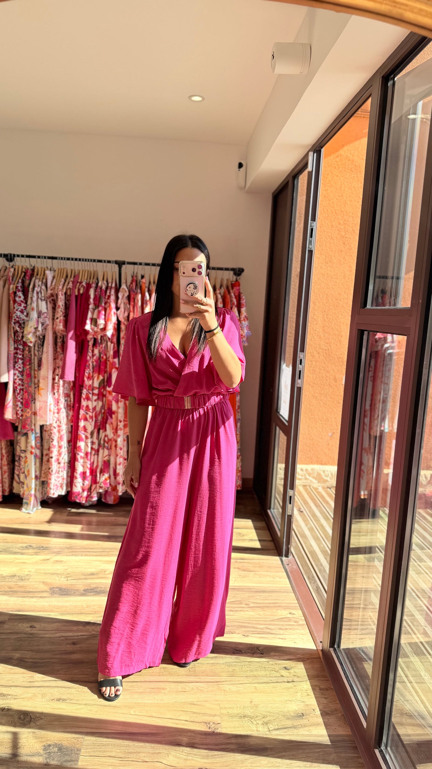 Combinaison Slomé rosa fucsia CURVY