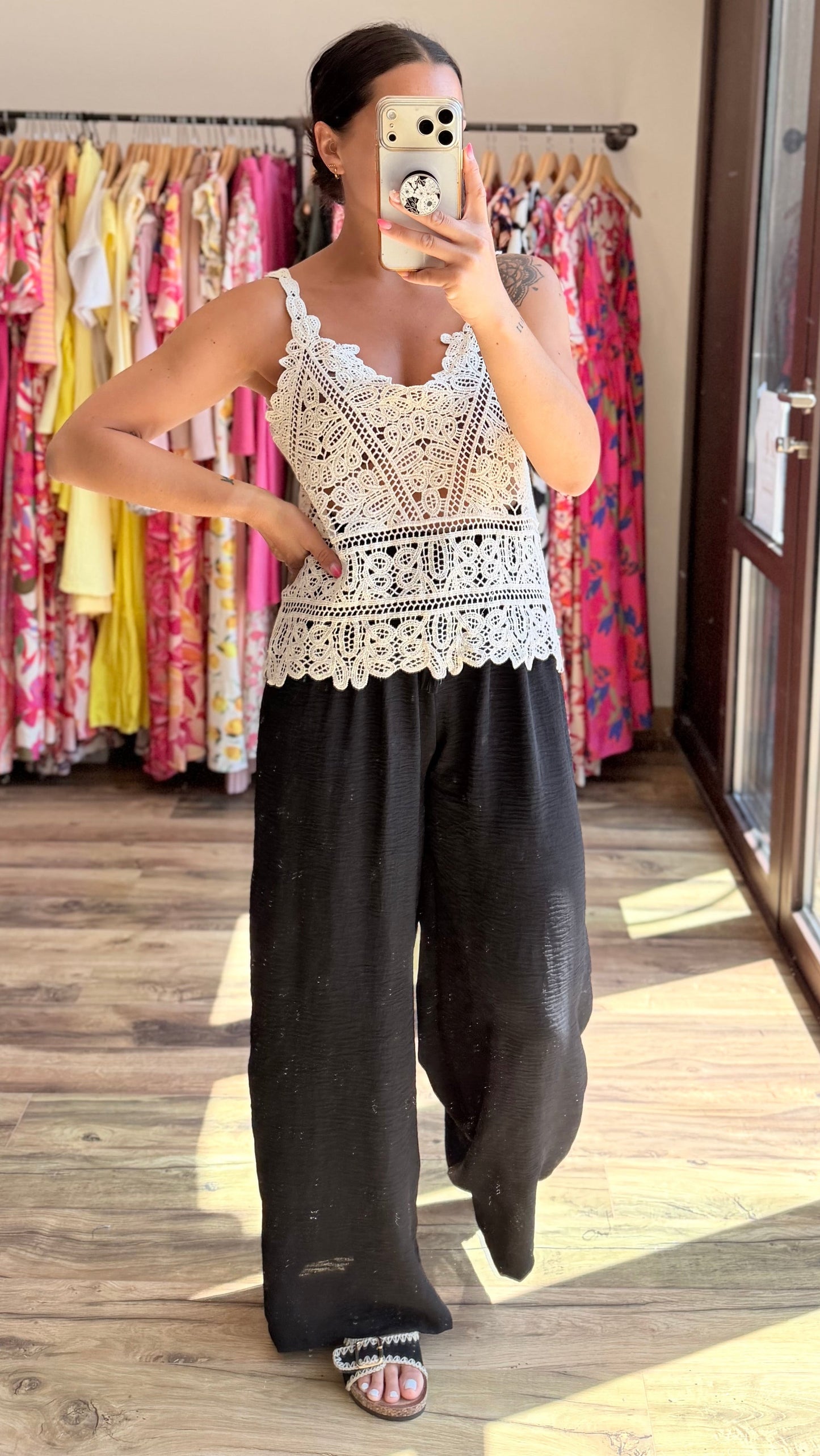 Pantalón Valentino negro CURVY