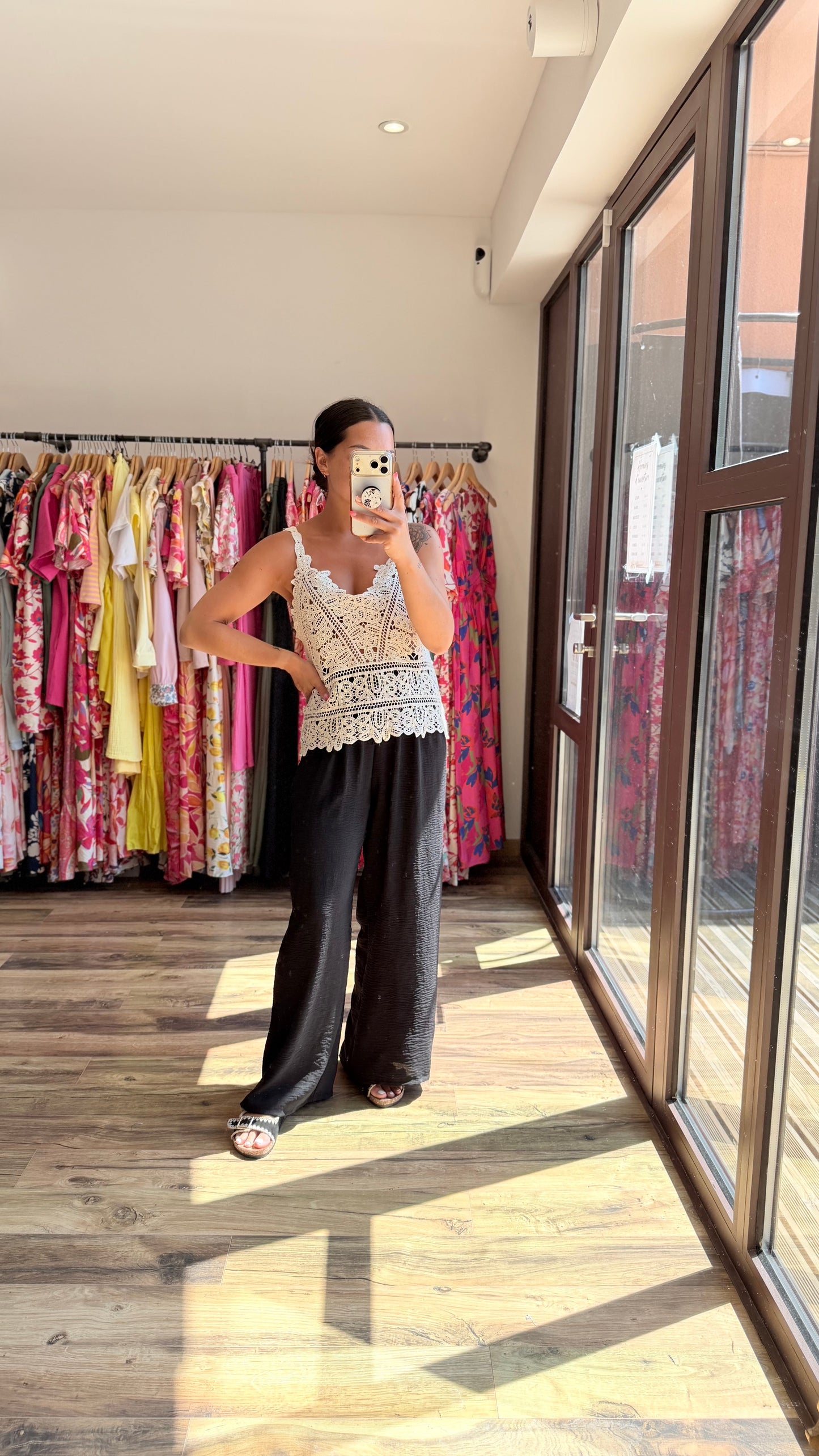 Pantalón Valentino negro CURVY