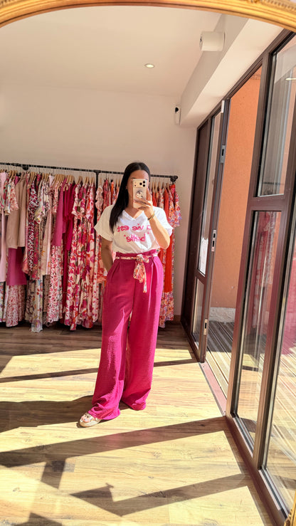 Pantalón Candice fucsia CURVY