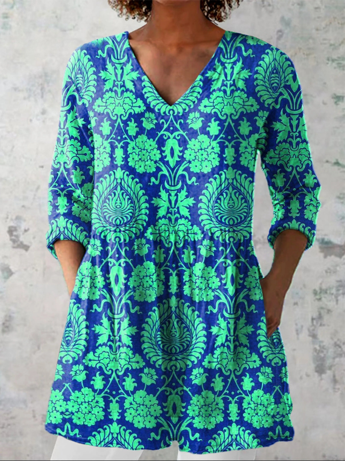 Ines | Blusa Larga con Escote en V