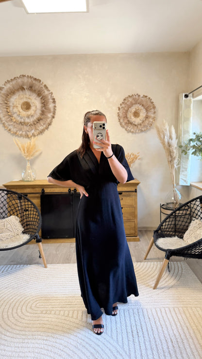 Robe longue Jehan CURVY noir