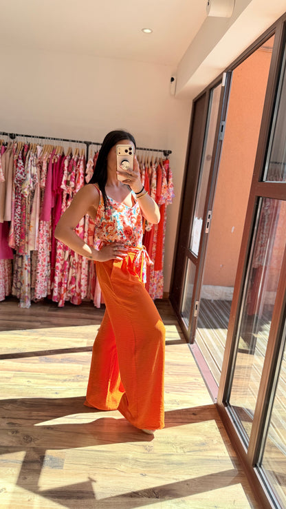 Pantalón Candice naranja CURVY