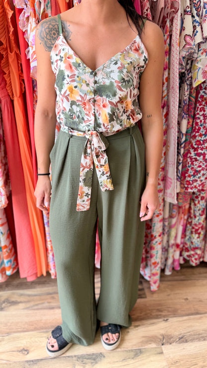 Pantalón Candice kaki CURVY