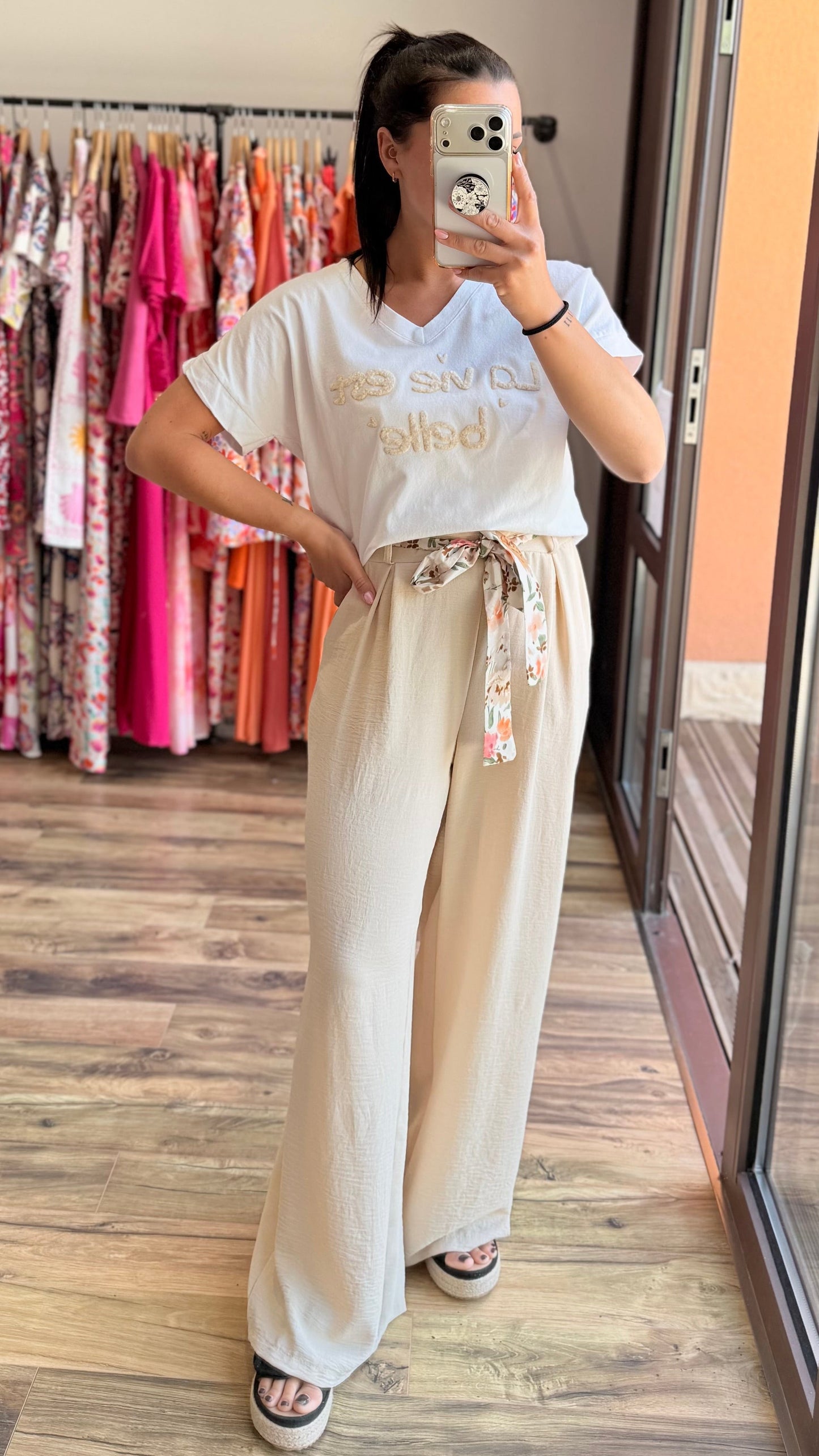 Pantalón Candice beige CURVY