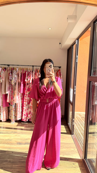 Combinaison Slomé rosa fucsia CURVY
