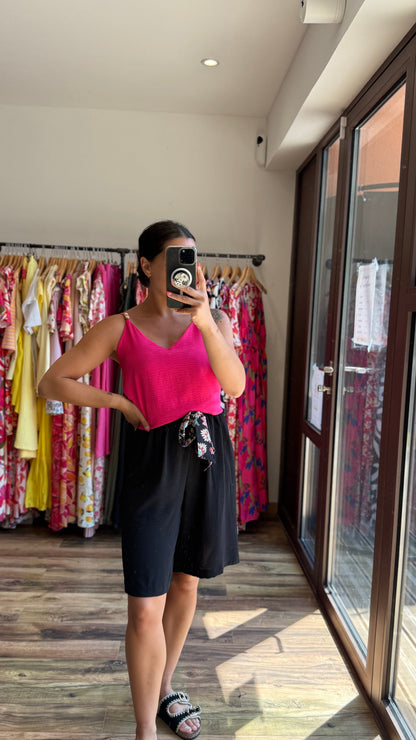Top Perlas Rosa CURVY