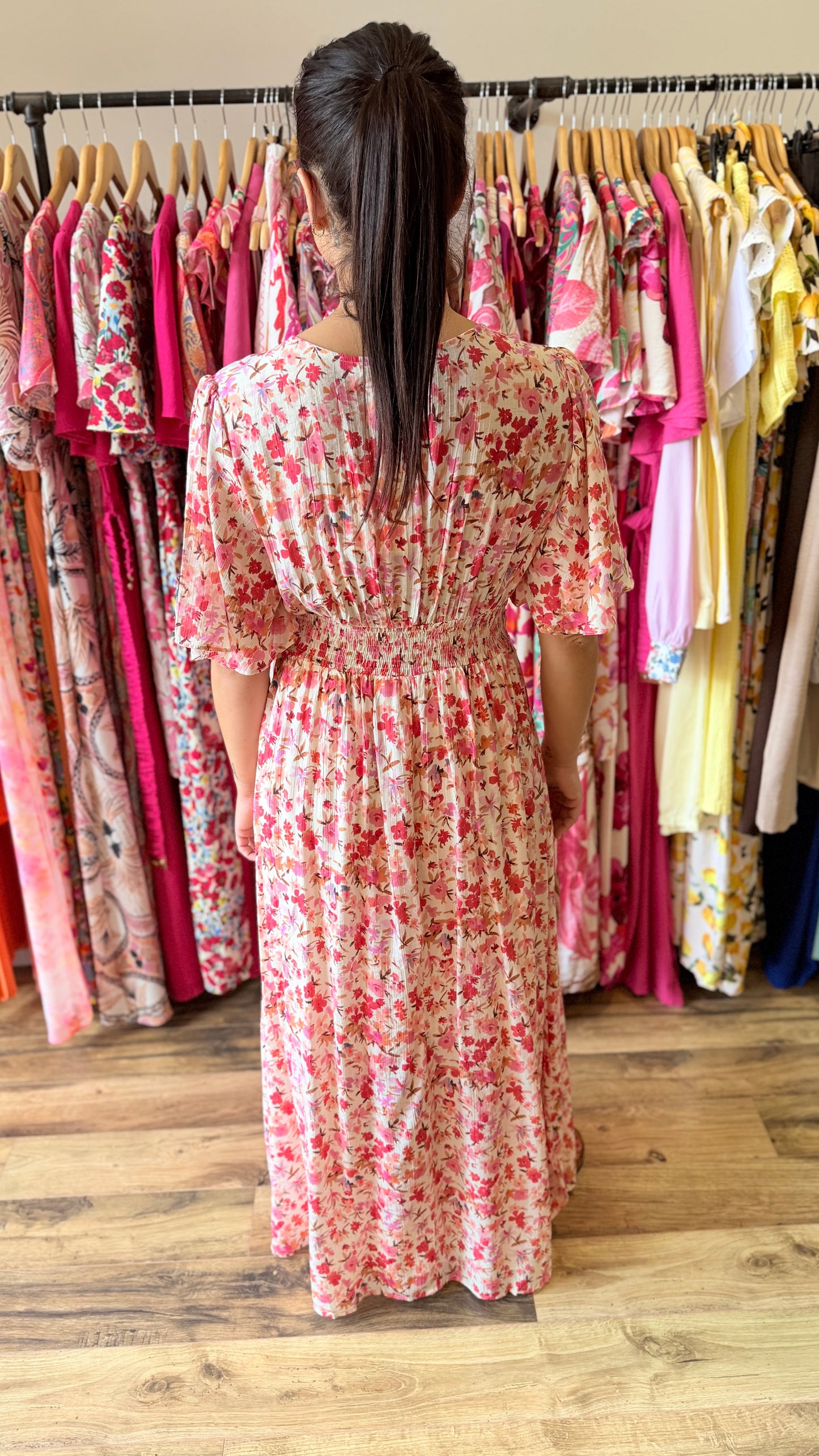 Robe longue Berry CURVY PRÉCOMMANDE EXPÉDITION 1/06)