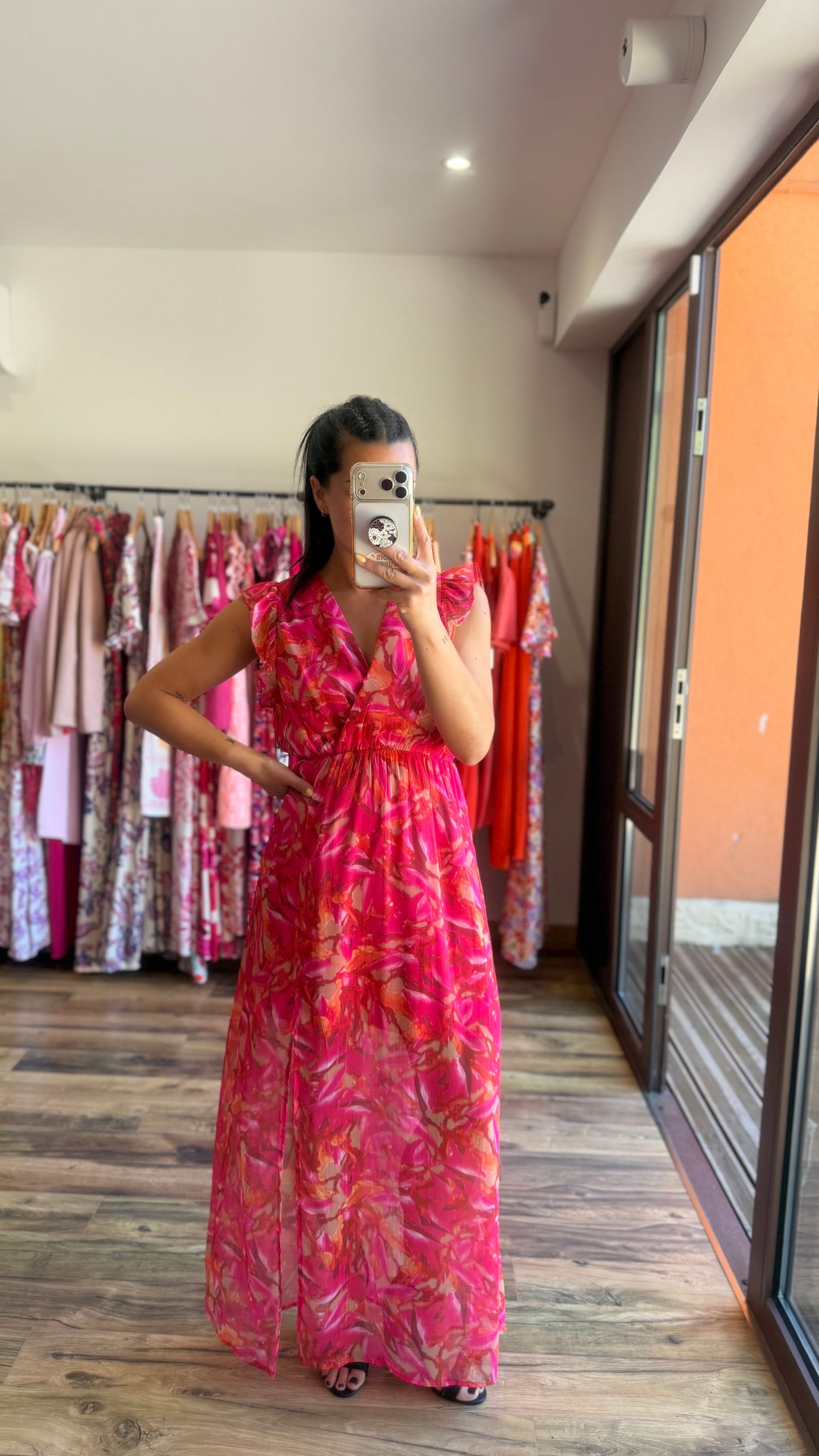 Vestido largo Lona CURVY (PRE-ORDER ENVÍO EL 15/07)