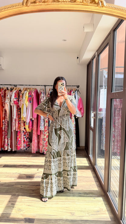 Ropa larga Julya CURVY Kaki