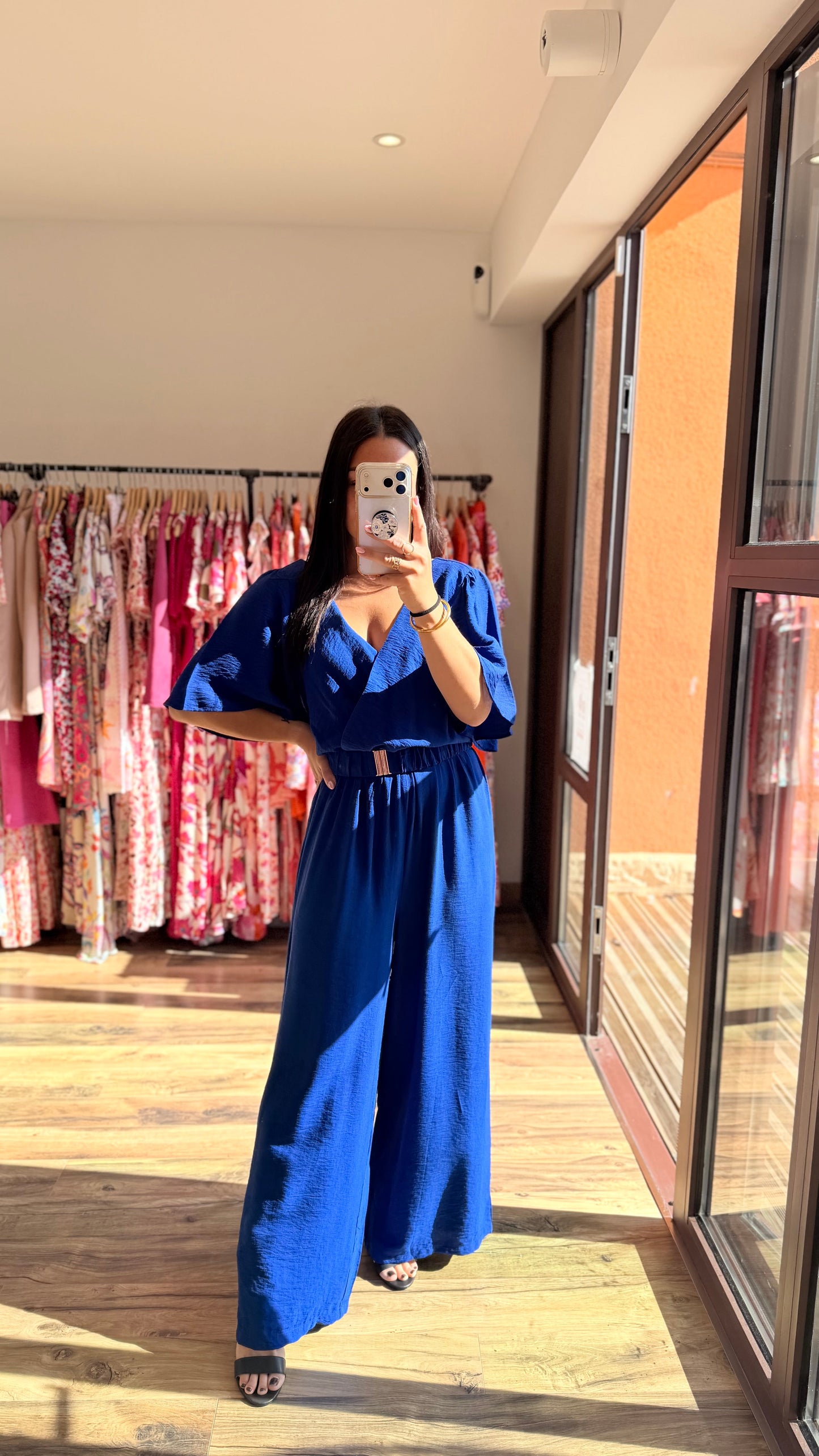 Combinaison Slomé bleu roi CURVY