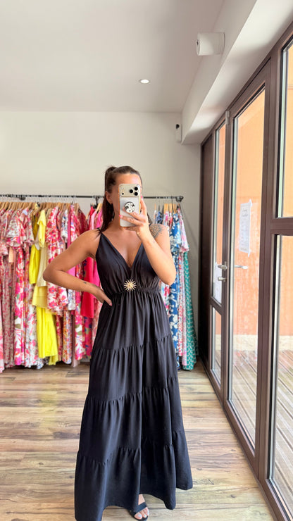 Ropa larga Soleil negro CURVY
