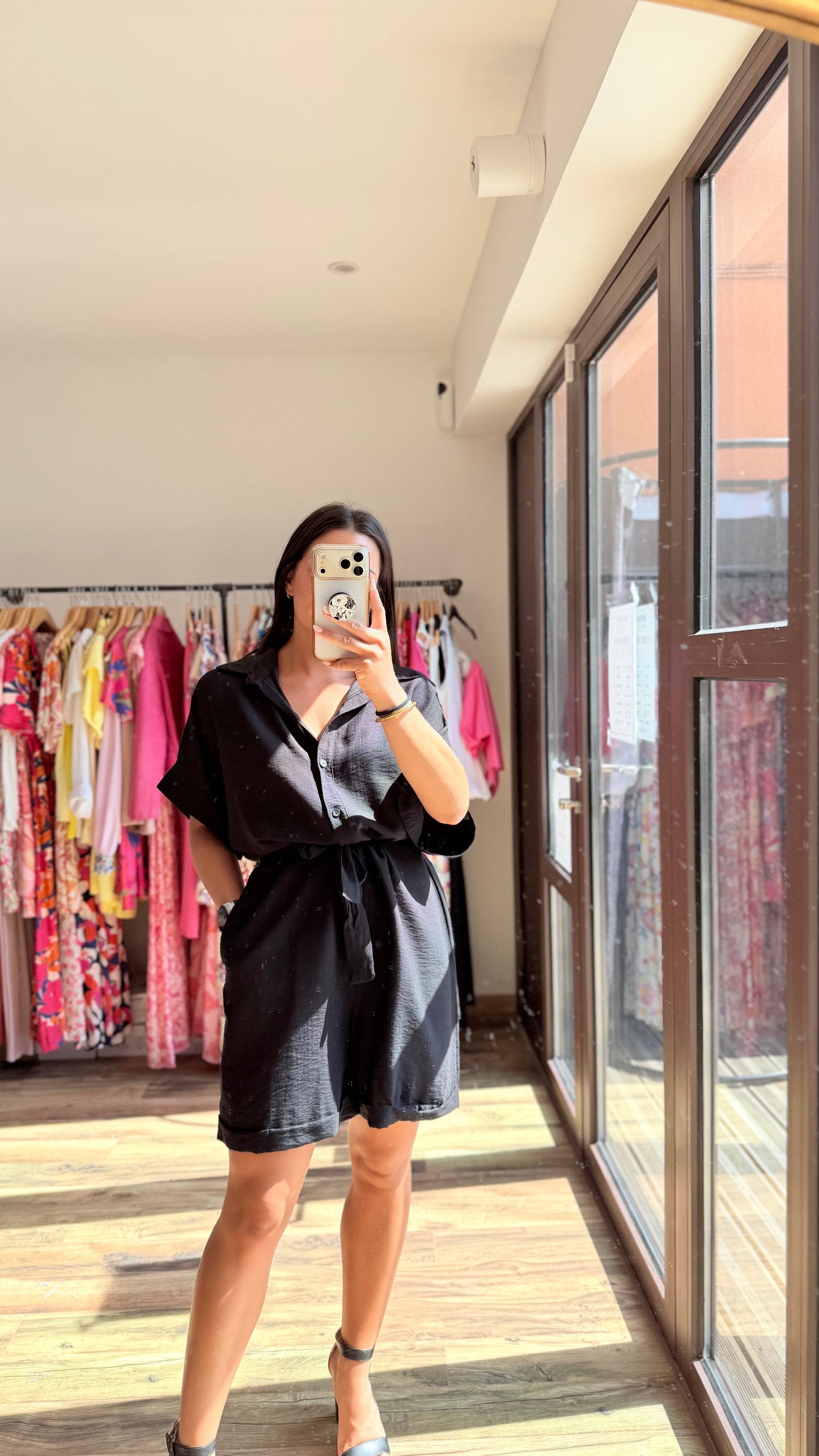Combishort Kola negro CURVY