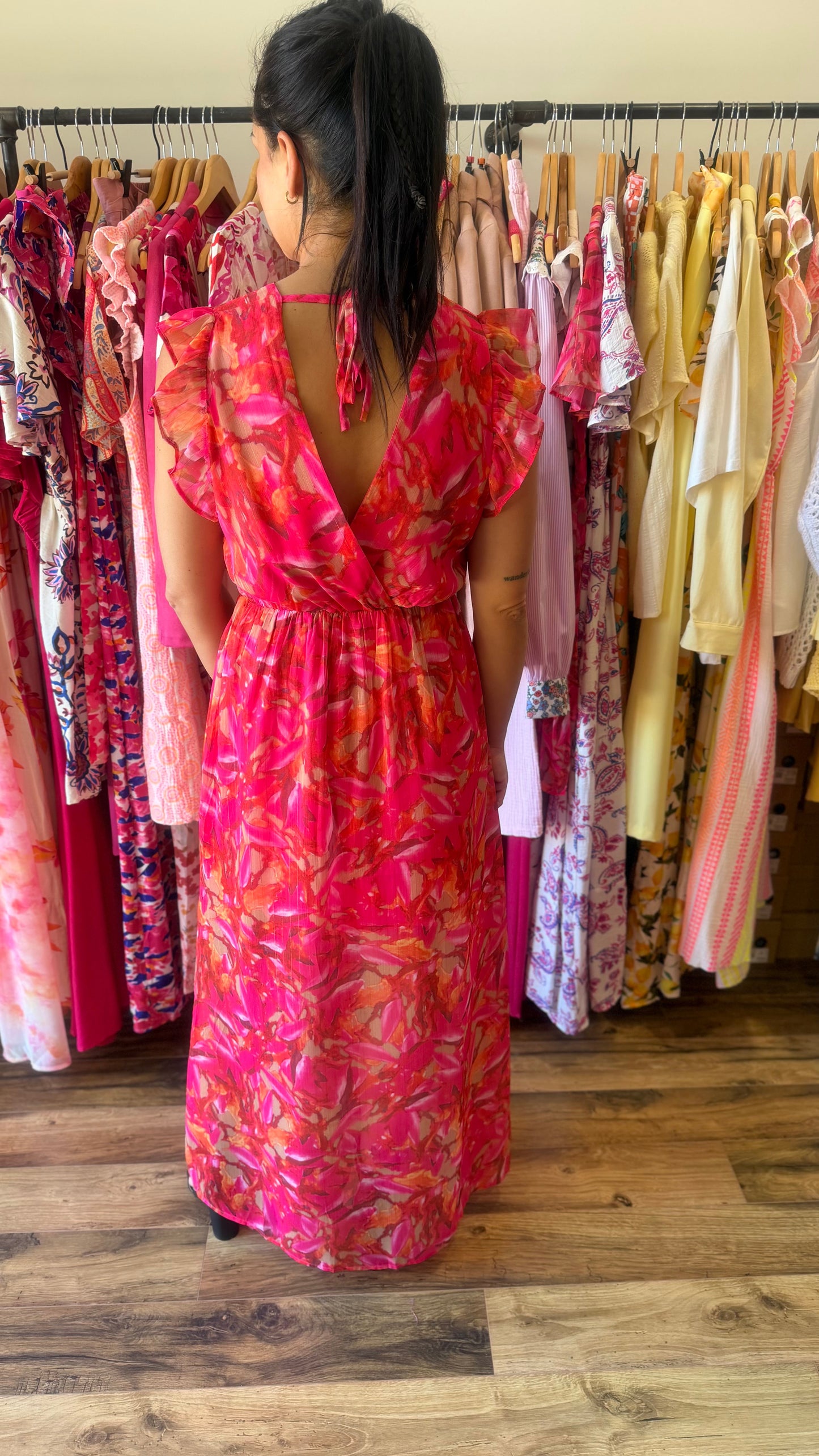 Vestido largo Lona CURVY (PRE-ORDER ENVÍO EL 15/07)
