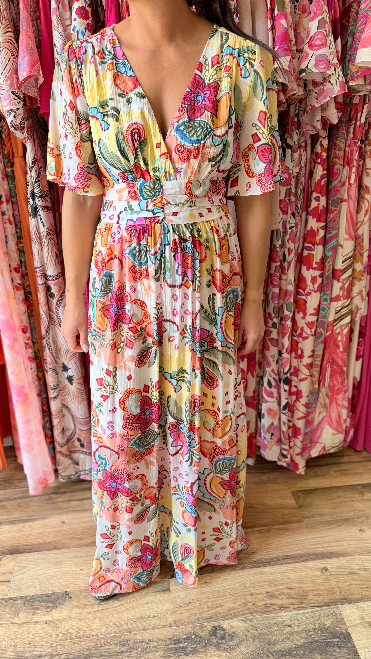 Robe longue Lita CURVY (PEDIDO ANTICIPADO ENVÍO EL 9/06)